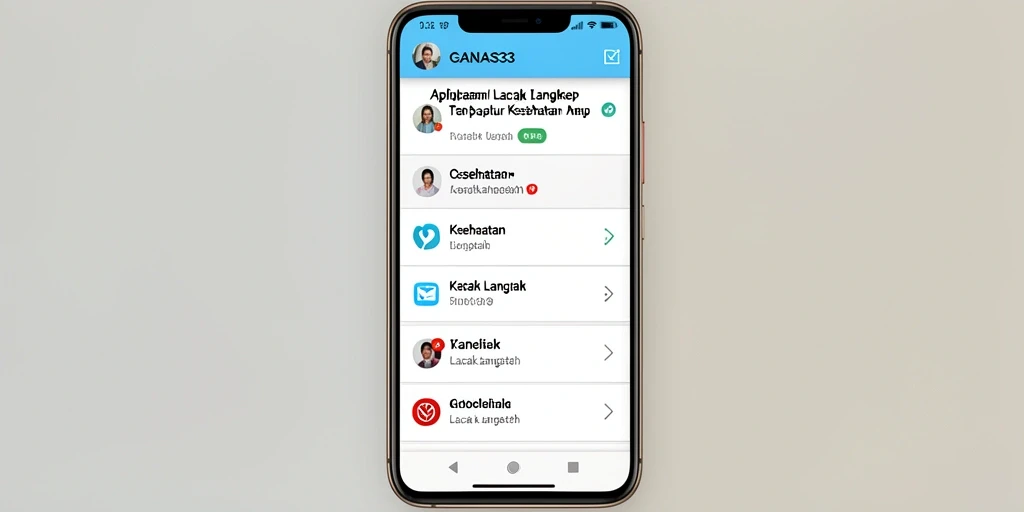 Tampilan antarmuka pengguna GANAS33 yang menarik dan informatif untuk Lacak Langkah.