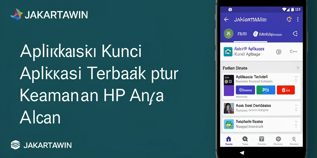 Antarmuka aplikasi JAKARTAWIN untuk kunci aplikasi yang aman dan praktis.