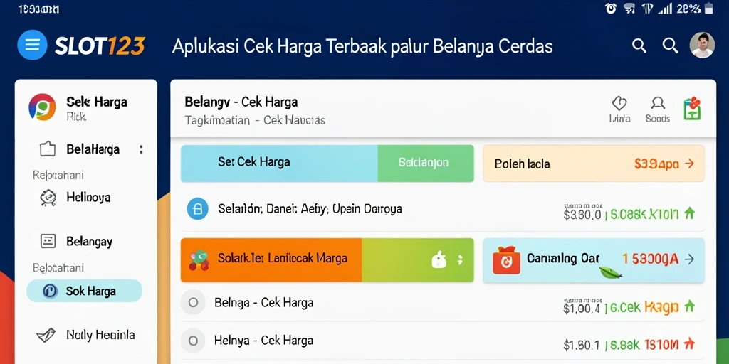 Antarmuka SLOT123 yang ramah pengguna dan informatif.